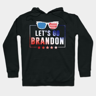 Let's Go Brandon Conservative Anti Liberal US Flag Hoodie